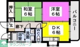 プチメゾン茜(2DK/1階)の間取り写真