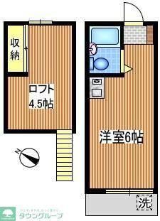 サンハイツ・アイハラ(ワンルーム/1階)の間取り写真