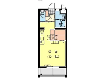 太田4丁目Fマンション(ワンルーム/1階)の間取り写真