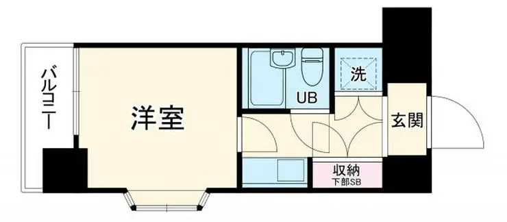 クリオ淵野辺壱番館 1階階 間取り