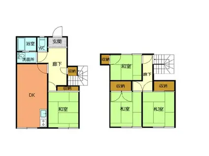NSセブン(4LDK/1階)の間取り写真
