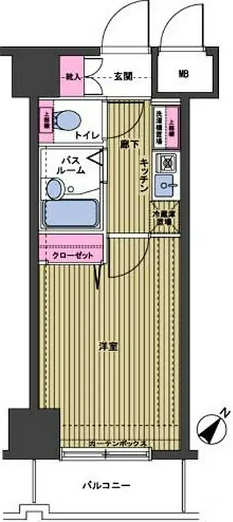 トーシンフェニックス日本橋三越前 7階階 間取り