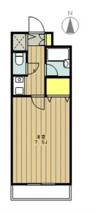 ベルタール橋本 2階階 間取り