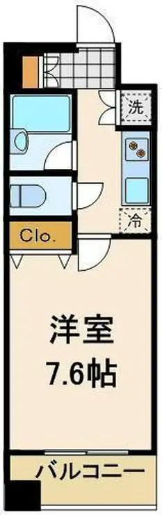 スペーシア秋葉原 13階階 間取り