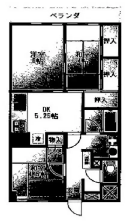 日商岩井新小岩マンション 4階階 間取り