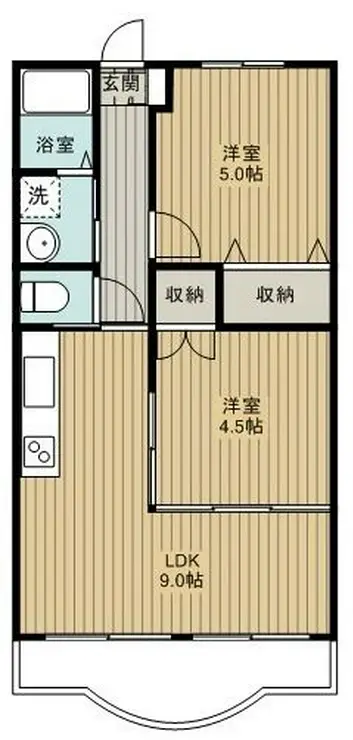 レジデンス21 3階階 間取り