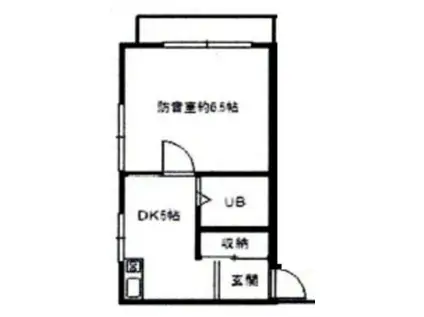 パロ豊玉(1DK/1階)の間取り写真