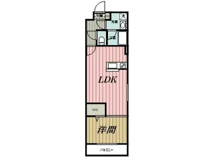 コクーン千葉(1LDK/1階)の間取り写真