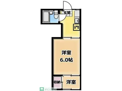 ハイムカミリア(2K/1階)の間取り写真