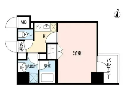 アビタ住吉(1K/3階)の間取り写真