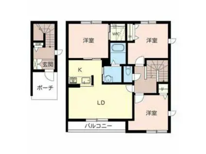 メゾンルーチェ(3LDK/2階)の間取り写真