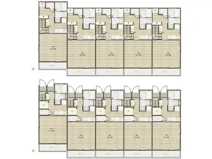 Kパラッツォ垂水泉が丘(1K/2階)の間取り写真