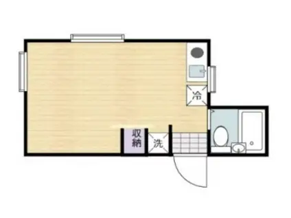 エスポワール法界院(ワンルーム/1階)の間取り写真