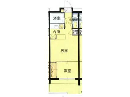 エステート・モア・薬院ネスト(2K/4階)の間取り写真