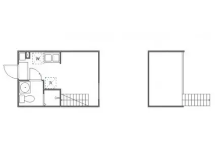 テラス祖師ヶ谷大蔵(ワンルーム/1階)の間取り写真