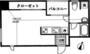 森陽館 3F(ワンルーム/3階)の間取り写真