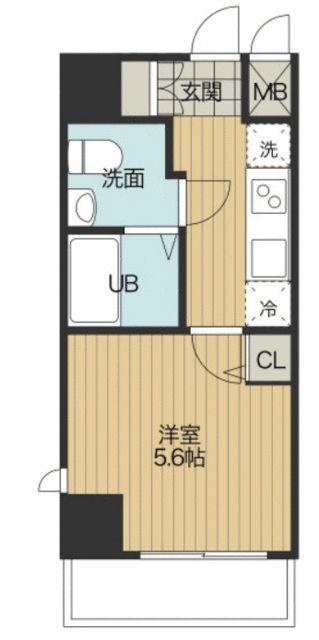CIELO大塚(1K/12階)の間取り写真