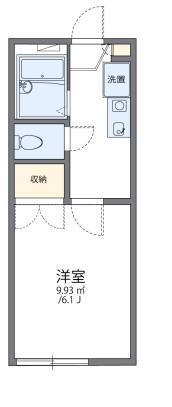 レオパレス東野(1K/2階)の間取り写真
