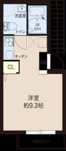 レピュア成増レジデンス(ワンルーム/2階)の間取り写真