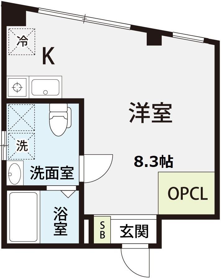 エルシア関町南(ワンルーム/3階)の間取り写真