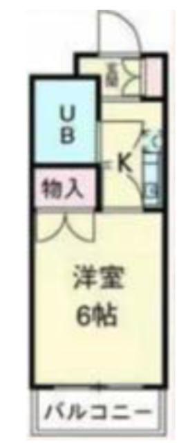 パールシティ川崎(1K/3階)の間取り写真
