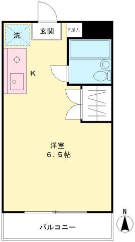 メゾンドールタカハシ(ワンルーム/1階)の間取り写真