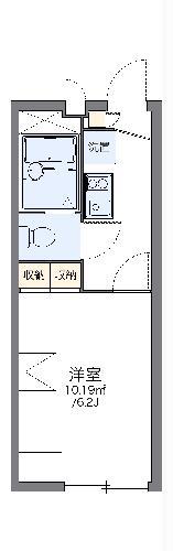レオパレストゥインクル(1K/2階)の間取り写真