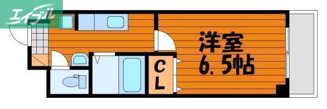 レジデンス弓之町(1K/3階)の間取り写真