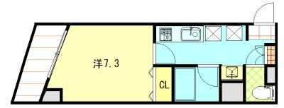 TC支倉(1K/4階)の間取り写真