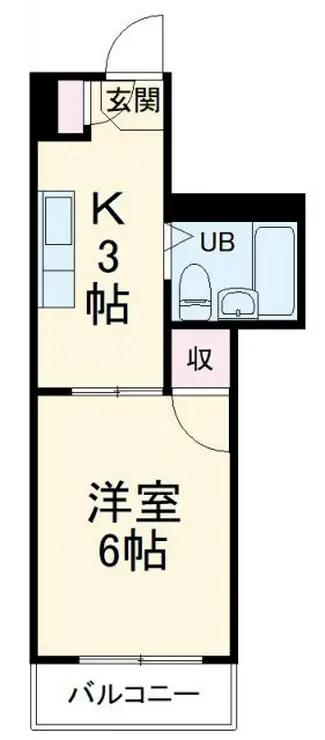 スパックス南浦和 3階階 間取り