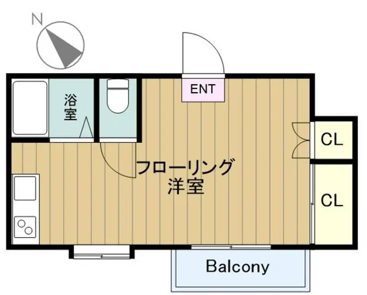 カワイビル 2階階 間取り