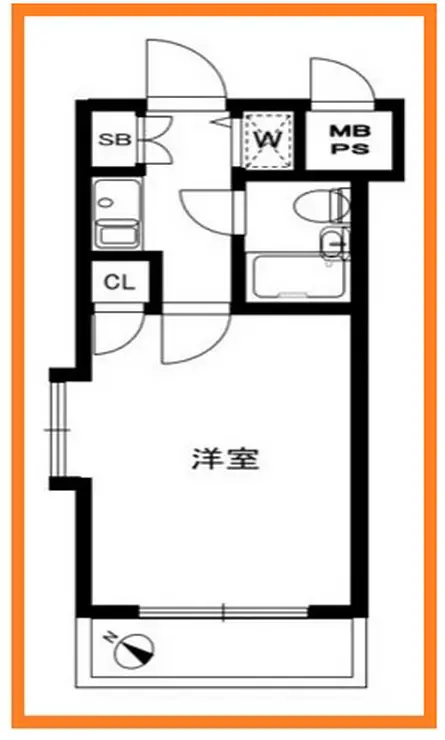 ダイアパレス鷺沼Ⅰ 2階階 間取り