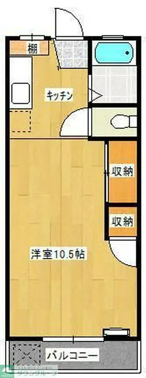 メゾンミツル 3階階 間取り