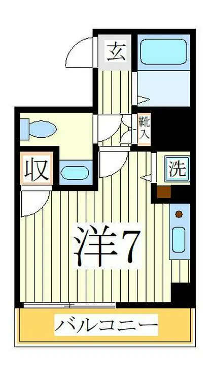 ヴランドール柏中央 3階階 間取り