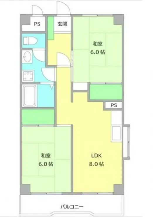 ゼファー銀座 6階階 間取り