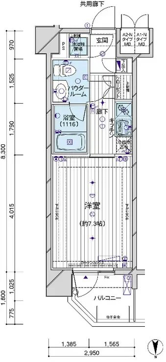 メインステージパーク大山 2階階 間取り