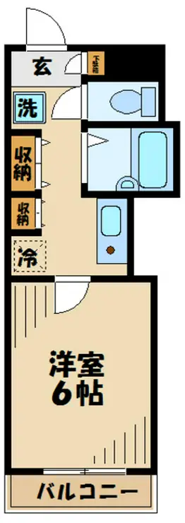 アドニス015 1階階 間取り