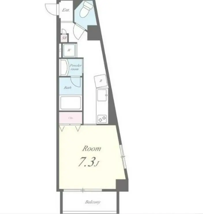 ラフィネ旗の台 1階階 間取り