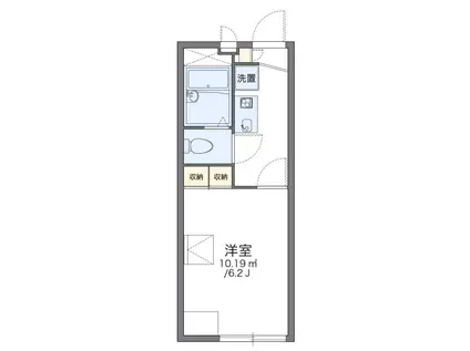 玉川学園アパート(1K/1階)の間取り写真