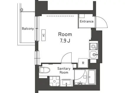 レキシントン・スクエア曙橋(ワンルーム/3階)の間取り写真