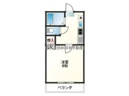 宮丸マンションきらは(1K/1階)の間取り写真