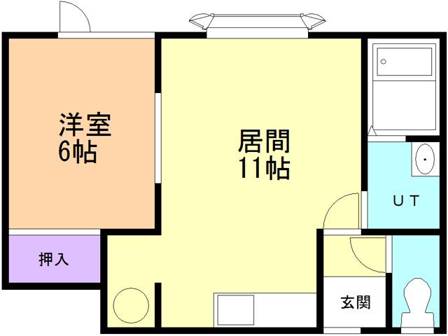 CAPEHOUSE(1LDK/2階)の間取り写真