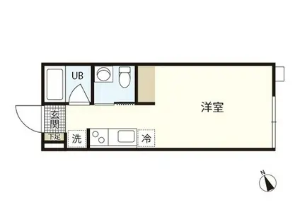 DIO PONTA(ワンルーム/1階)の間取り写真