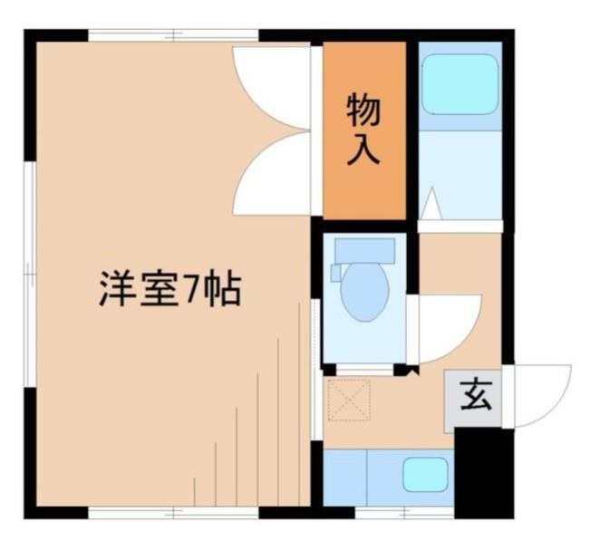 フロマージュ(1K/2階)の間取り写真
