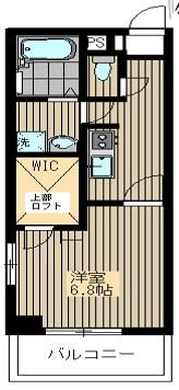 SHIMX OGI MAISON(1K/2階)の間取り写真