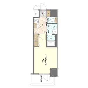 S-RESIDENCE名古屋菊井ALINE FR・家電キャ(1K/8階)の間取り写真