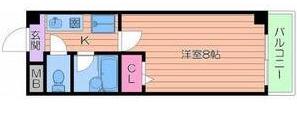 アーバン千林A棟(1K/2階)の間取り写真