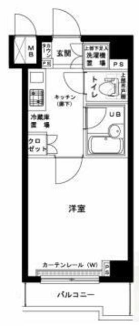 ルーブル蒲田南伍番館(1K/6階)の間取り写真