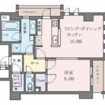 プレミアム白金台(1LDK/3階)の間取り写真
