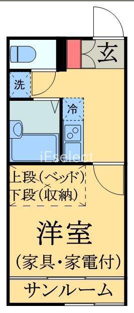 LPコージー幕張(1K/2階)の間取り写真